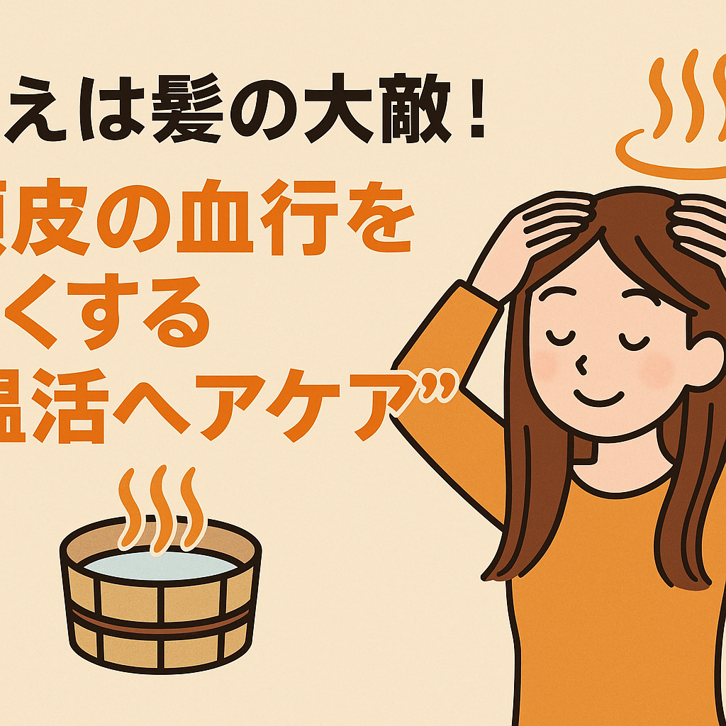 冷えは髪の大敵！頭皮の血行をよくする“温活ヘアケア”