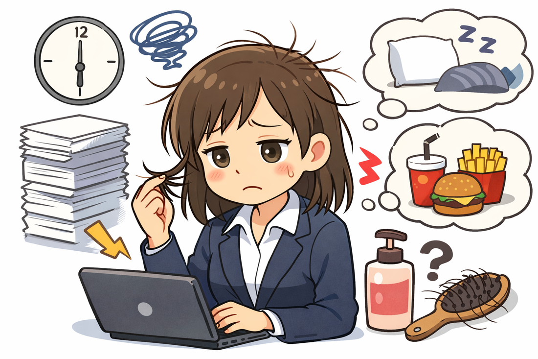 忙しい人の髪が荒れる本当の理由と対策法
