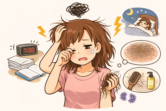 寝不足が髪をパサつかせる本当の理由とは？