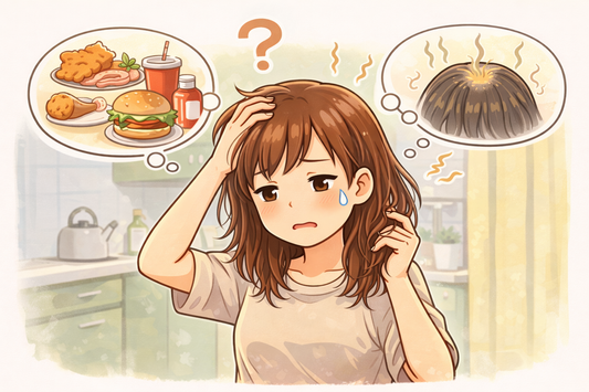 頭皮のニオイは食べ物が原因？知られざる関係と対策法