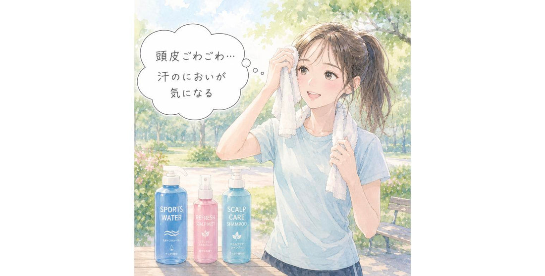 学校・部活動で汗をかく夏の頭皮ケア習慣