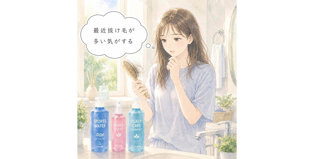 夏の抜け毛が増える原因と頭皮環境の整え方