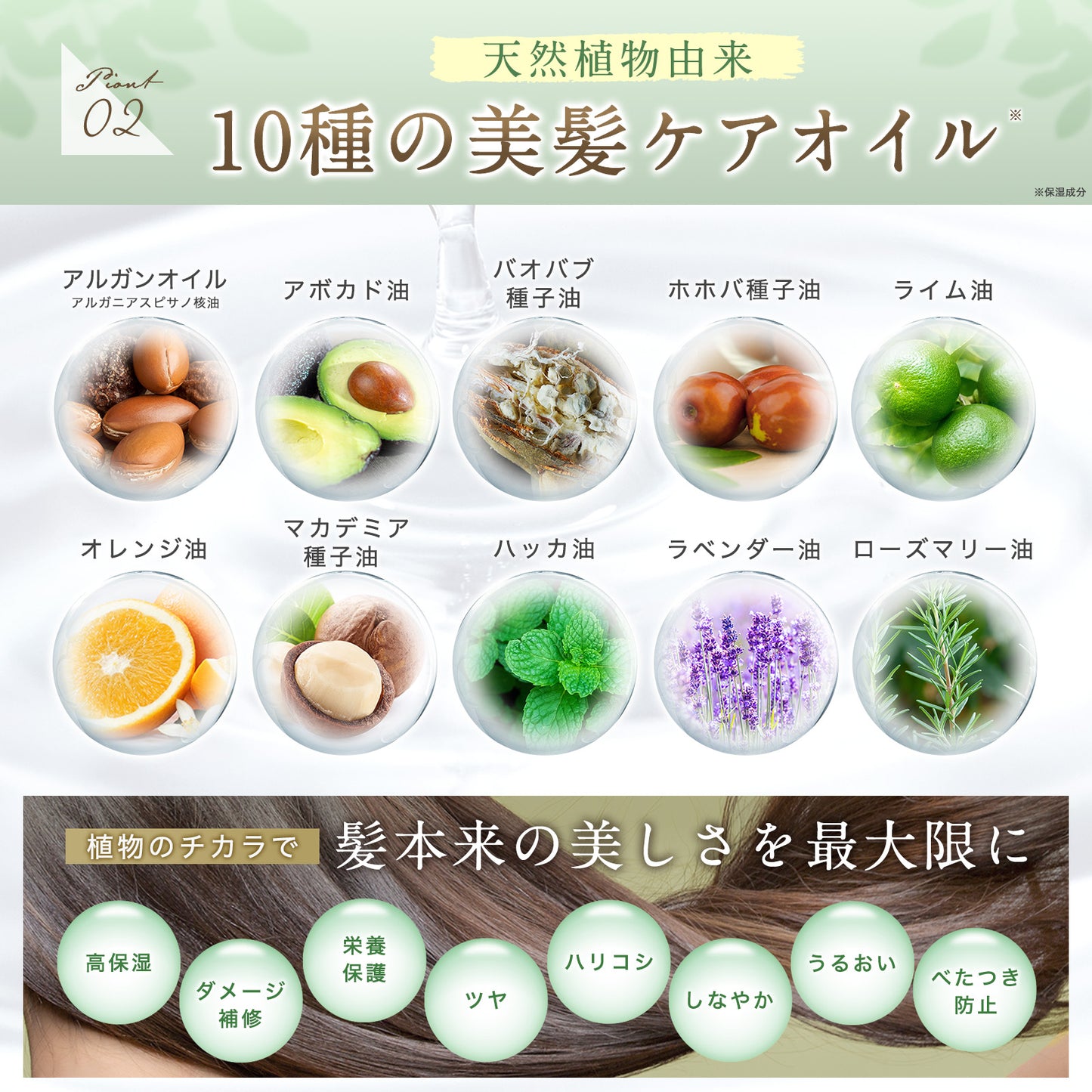 もごプレミアムヘアオイル シトラスハーブの香り