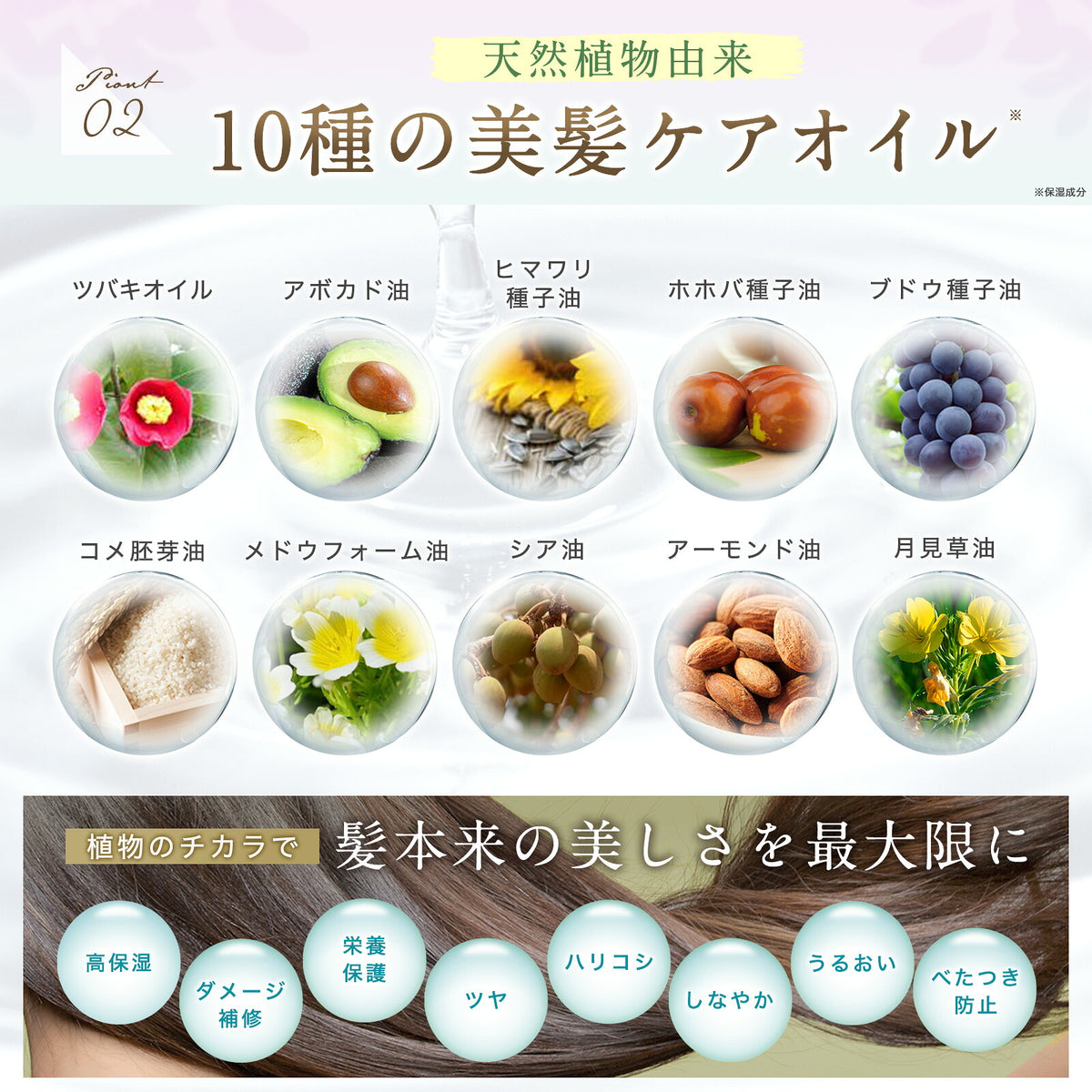 ラノーブルヘアオイル #1 エレガントローズの香り 100ml