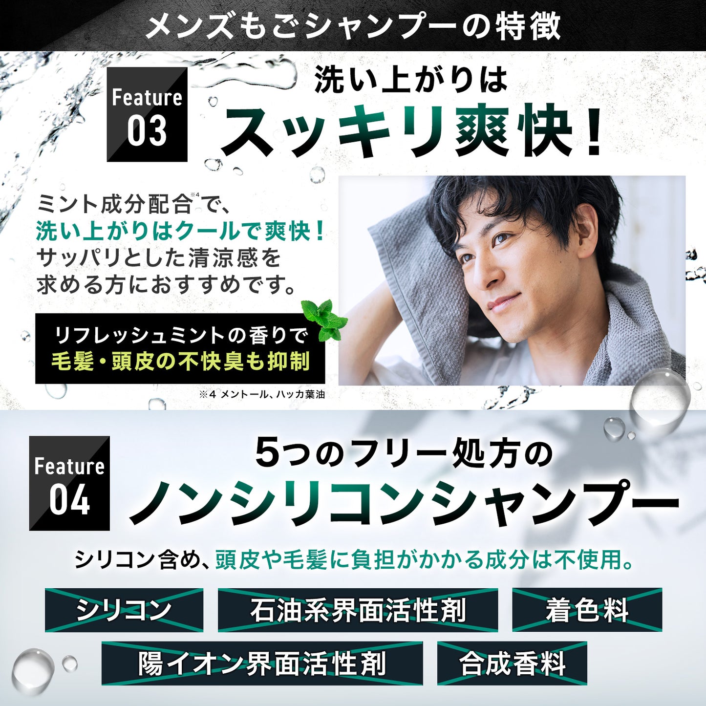 メンズもごシャンプー