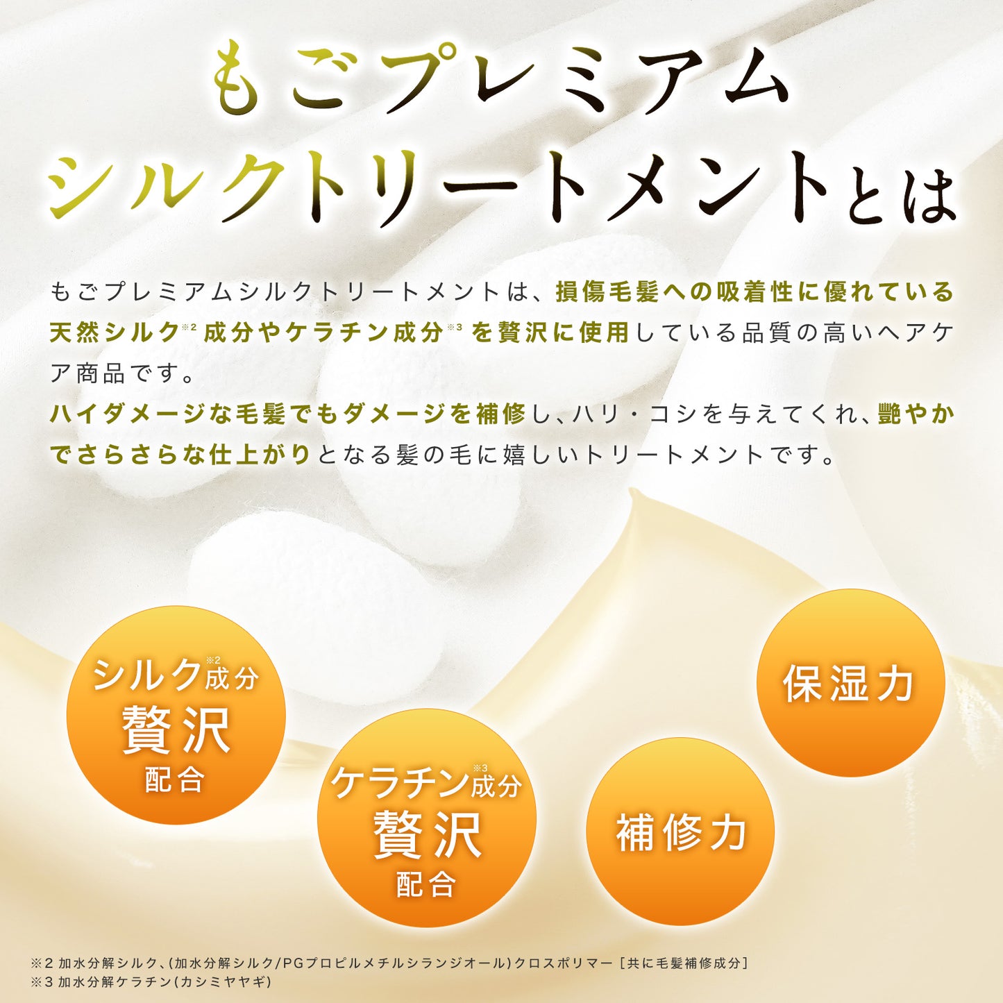 もごプレミアムシルクトリートメント